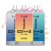 The Crystal Pro Max + 10000 Puffs Engangs Vape (æske med 10 stk)