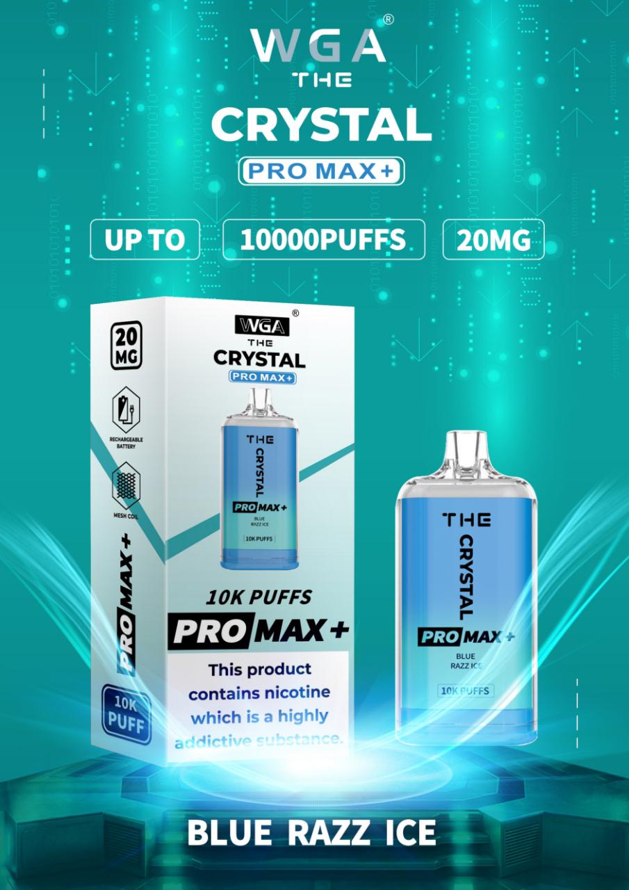 The Crystal Pro Max + 10000 Puffs Engangs Vape