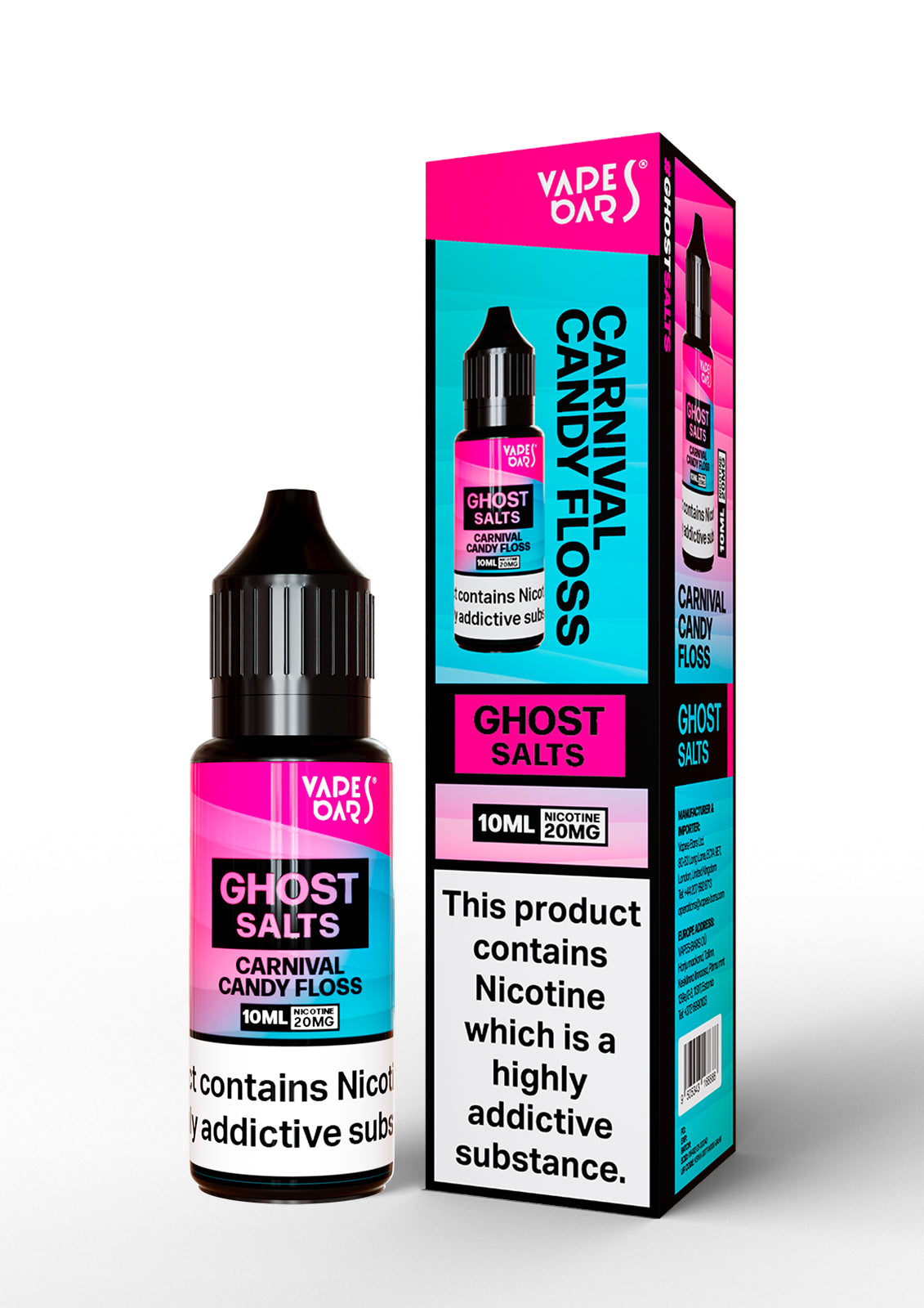 Ghost Nic Salts (æske med 10 stk)