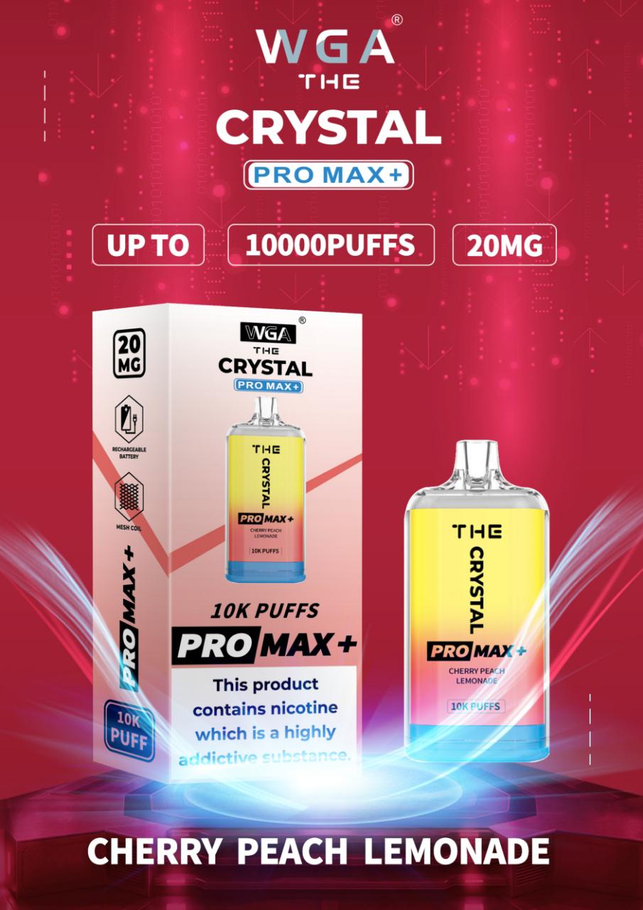 The Crystal Pro Max + 10000 Puffs Engangs Vape