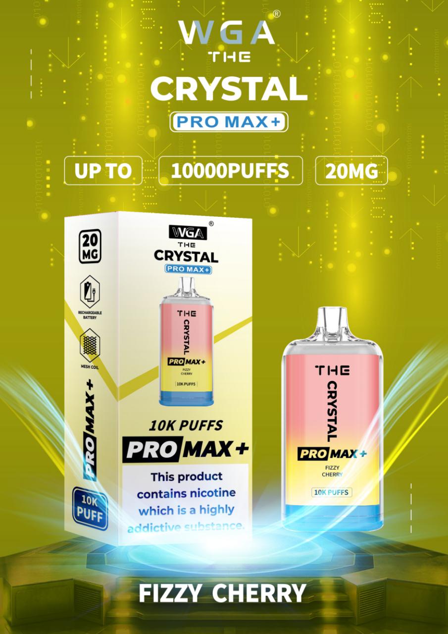 The Crystal Pro Max + 10000 Puffs Engangs Vape