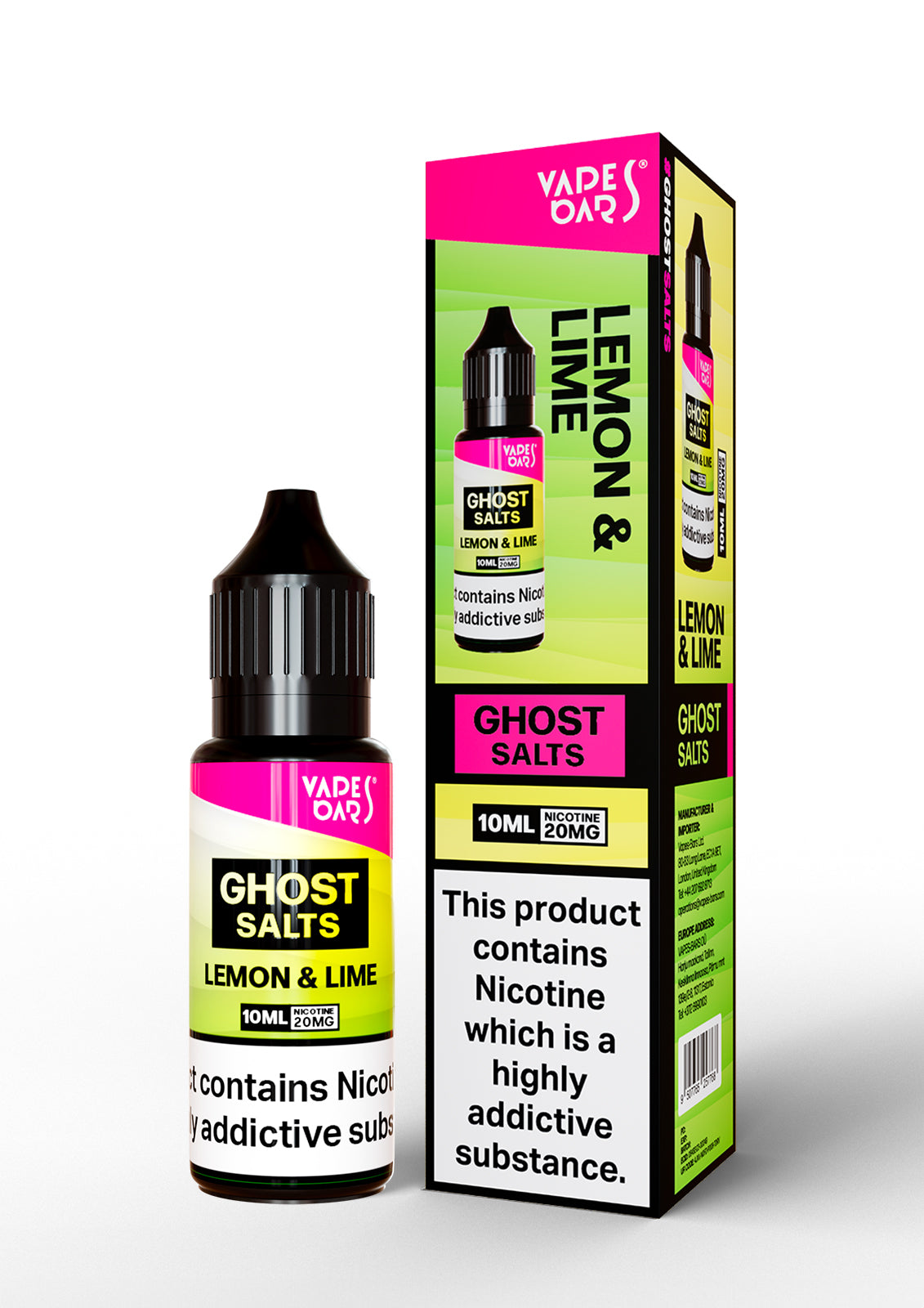 Ghost Nic Salts (æske med 10 stk)