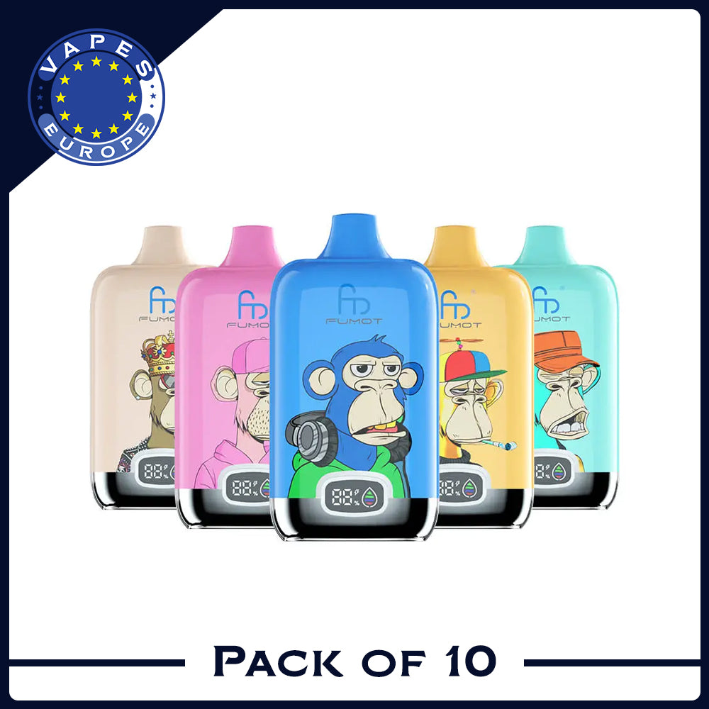 RAndM Digital Box 12000 Puffs Disposable Vape Box Of 10