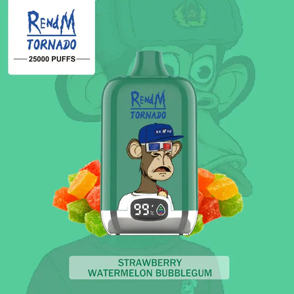 REndM Digital Box 25000 Strawberry WaterMelon Bubblegum