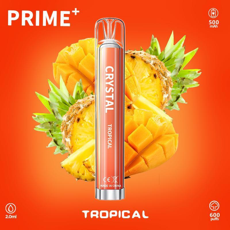 Prime Plus 600 Puffs Engangs Vape (æske med 10 stk)