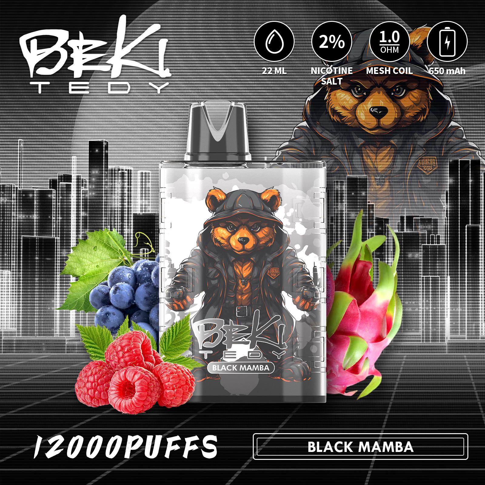 Beki Tedy 12000 Puffs (Box of 10)