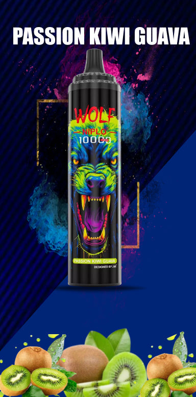 JNR Wolf Niplo 10000 Puffs Engangs Vape (æske med 10 stk)