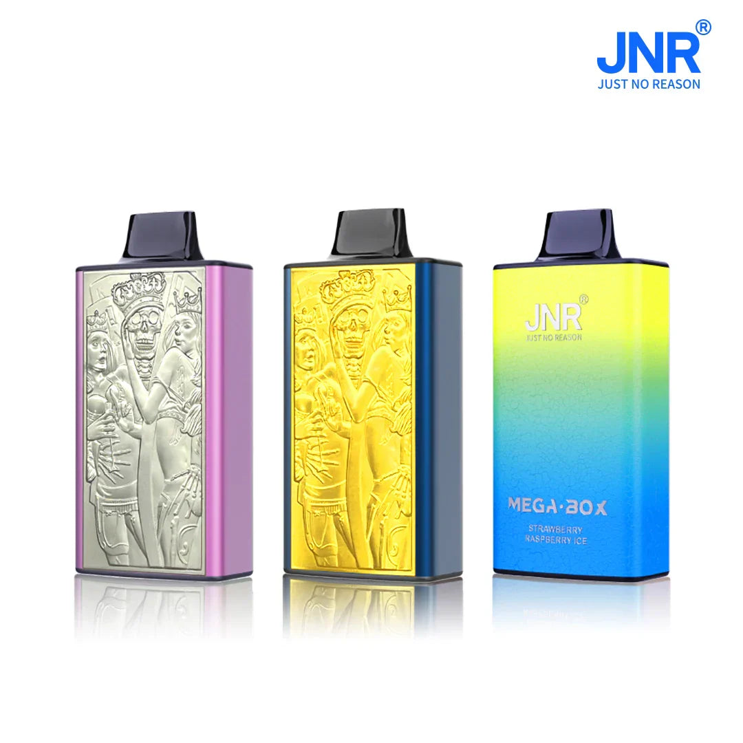 JNR Mega Box 25000 Puffs Engangs Vape (æske med 10 stk)