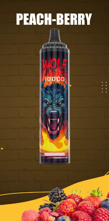 JNR Wolf Niplo 10000 Puffs Engangs Vape (æske med 10 stk)